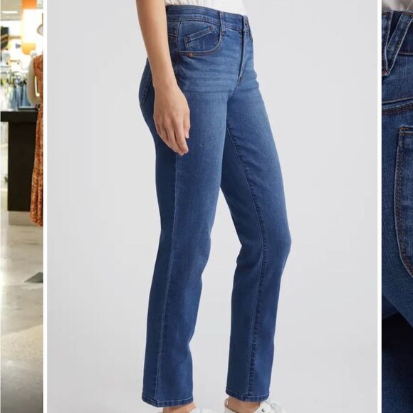 WIT& WISDOM Sawyer Ab-Solution‎ Straight Leg Jeans Size 8P NWT - Picture 2 of 8